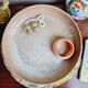 Hollow sandstone dish