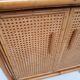 Buffet vintage  cannage rotin et bois