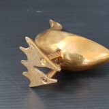 Vintage brass bird, 1970