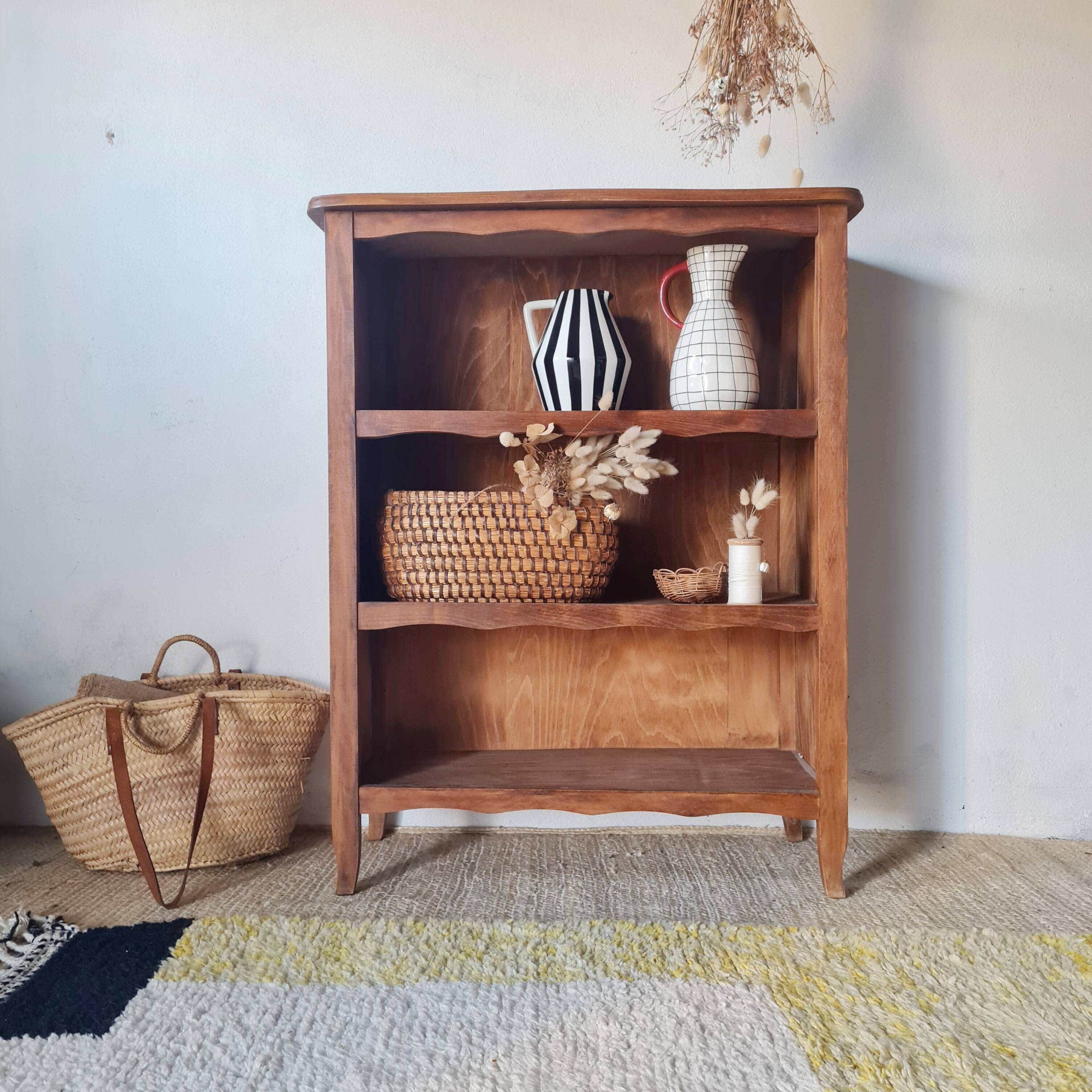 Ancient bibus - old wooden library
