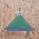 Vintage enameled sheet metal wall light
