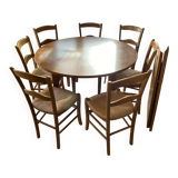 Lot 1 table et  7 chaises