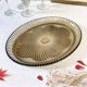 Oval serving dish in Bayel fluted glass