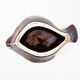 Empty pocket vintage ceramic fish