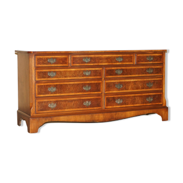 Very Georgian in walnut Burr & Burl with vintage patina.