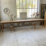 4m XXL pine and oak farmhouse table
