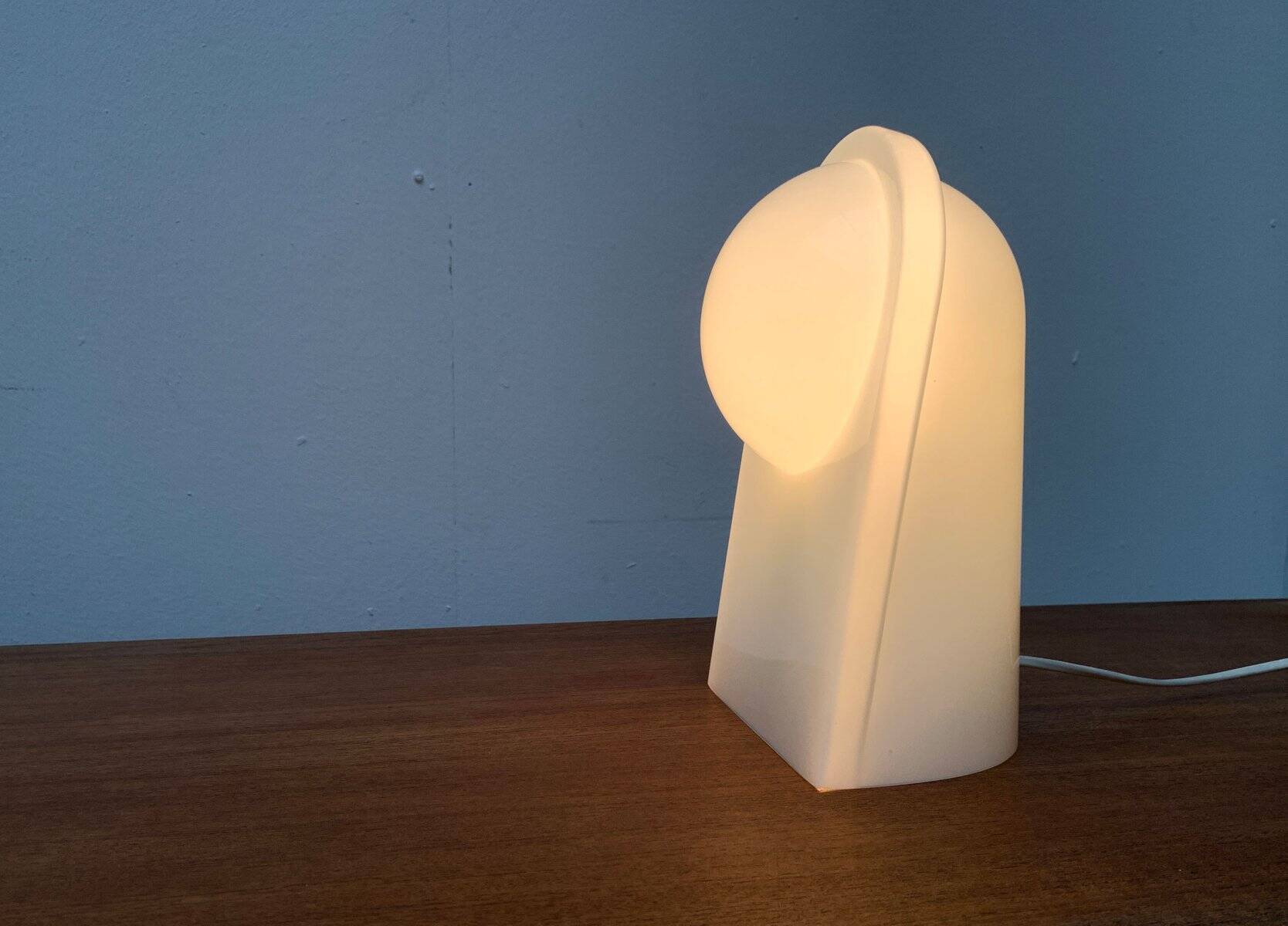 Mid-century German space age postmodern glass table lamp by Peill & Putzler, 1960s