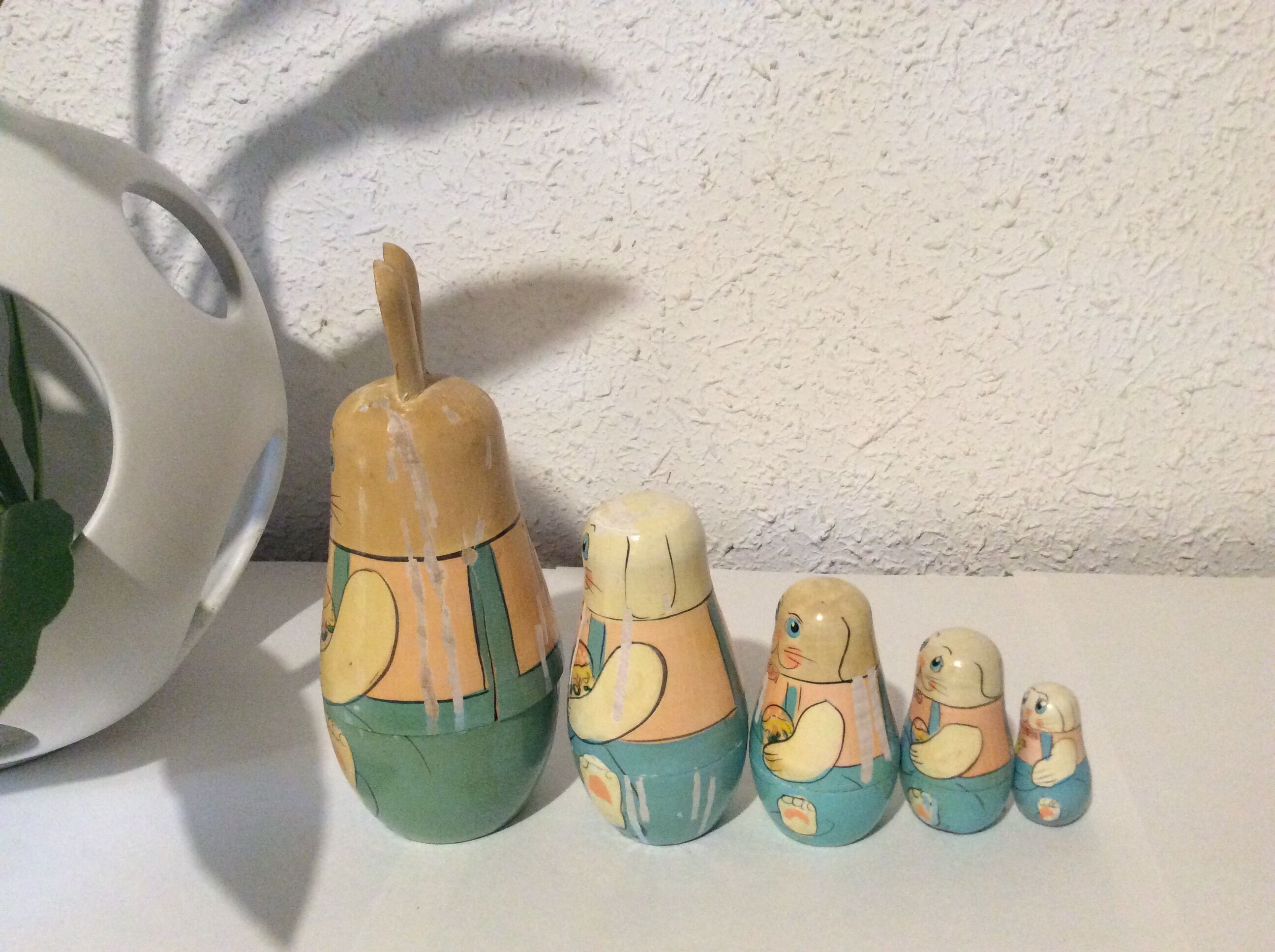 Poupées russes lapin