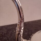 Silver metal teapot