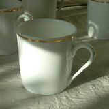 Limoges porcelain coffee cups litron shape