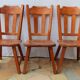4 chaises brutalistes néerlandaises, vers 1950-60