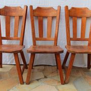 4 chaises brutalistes néerlandaises, vers 1950-60