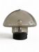 Vintage smoked glass mushroom table  / ceiling lamp