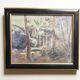 Despierre, Watercolor landscape undergrowth signed frame 20th century