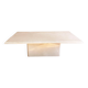 Travertine coffee table