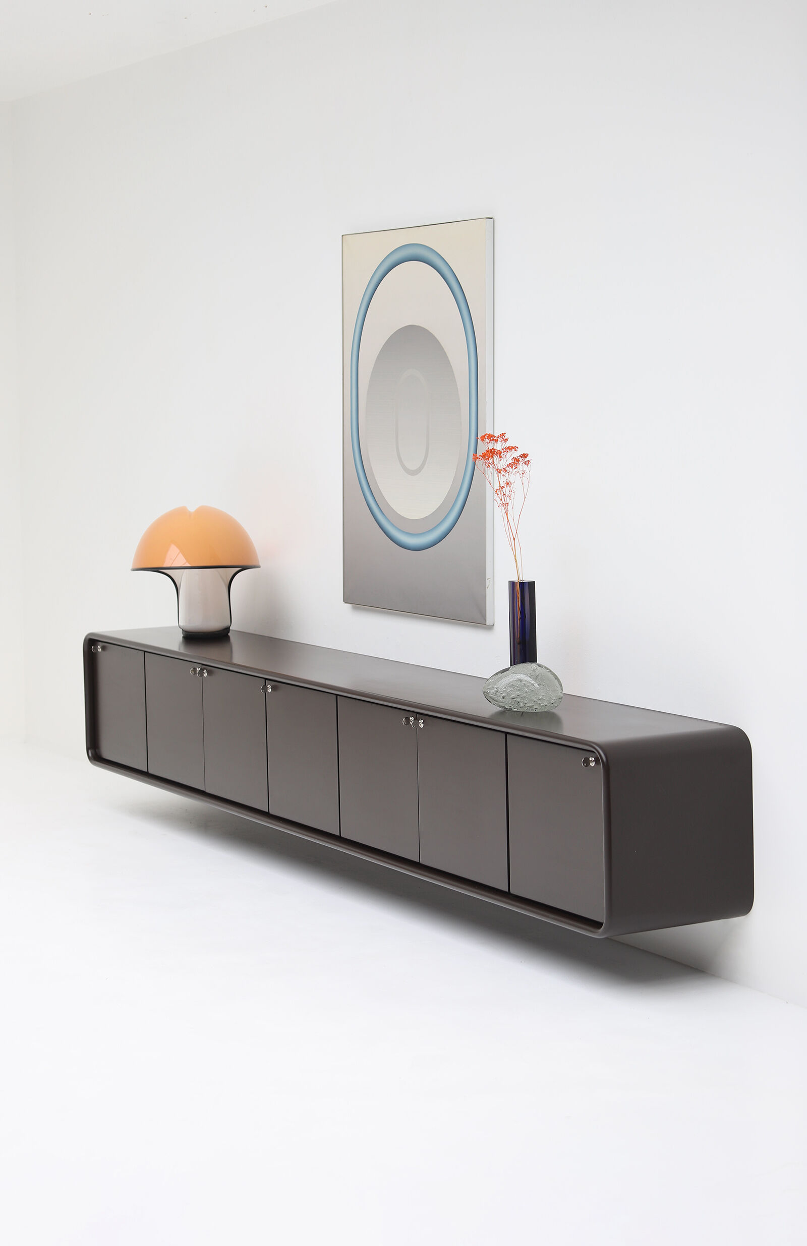 Janda floating sideboard designed by Ghent by designer frank de clercq 1972