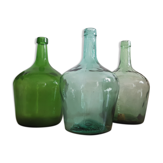 Set of 3 demijohns