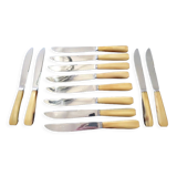 Series of 12 table knives