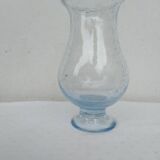 Vase , biot photophore of blue color