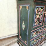 Balinese buffet or console and mirror