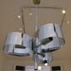 Lustre Trefle en Inox - 1970