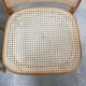 Chaise cannée vintage par J. Hoffmann, éditions Thonet