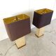 Pair of pierre de France table lamps, 1970s