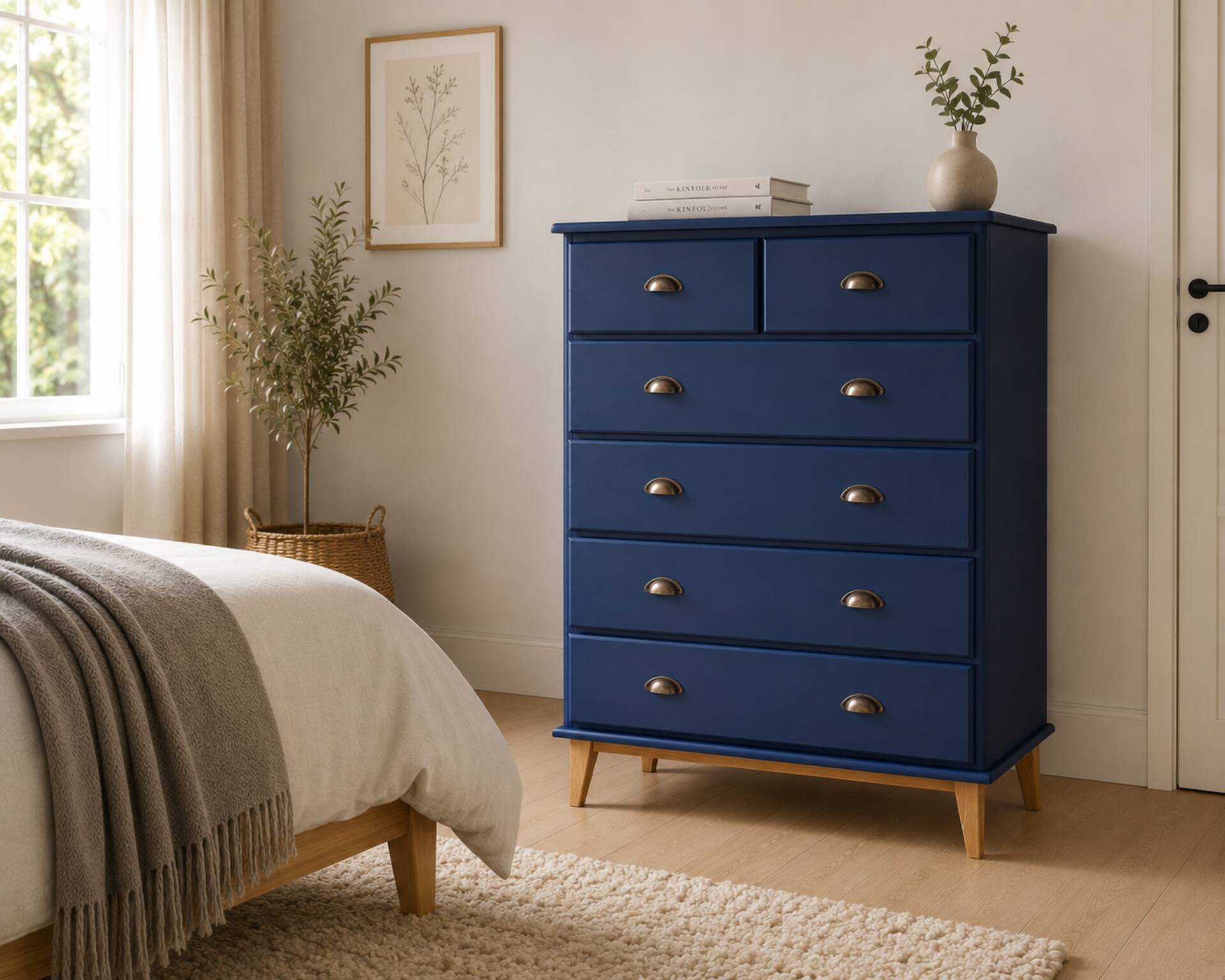 Commode blue ganne