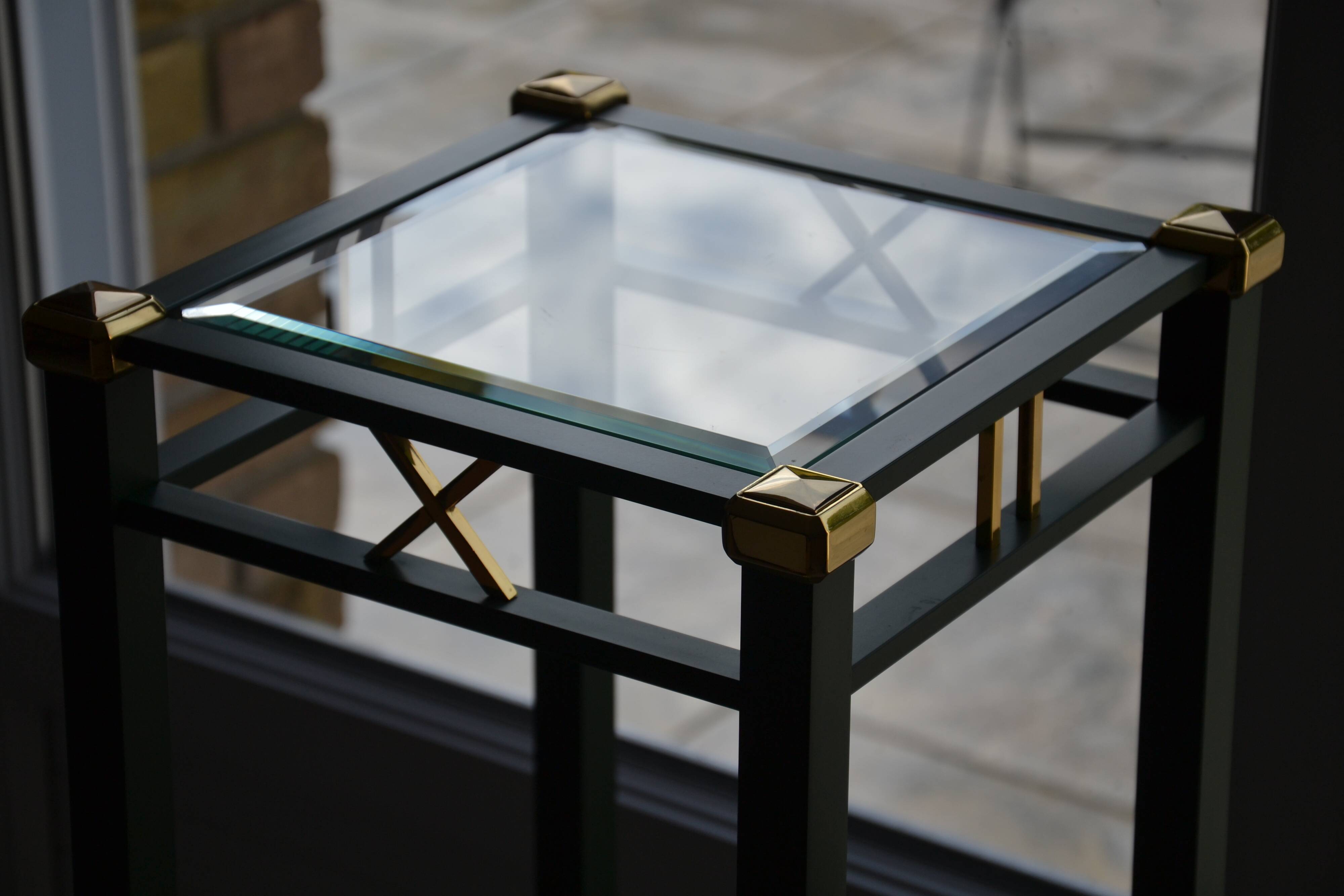 Metal and brass stand Fratelli Orsenigo