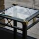 Metal and brass stand Fratelli Orsenigo