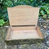 Large brass box from the Art Nouveau period.