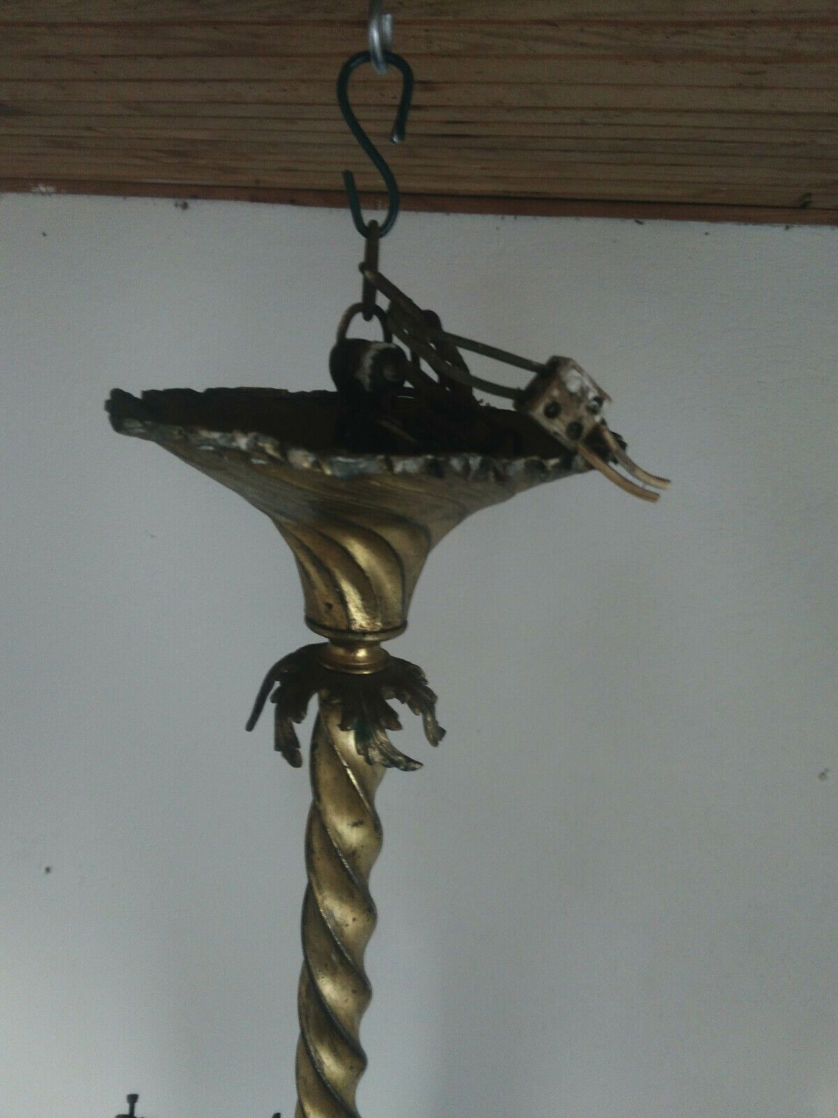 Bronze chandelier 1900