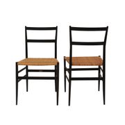 Pair Of 699 Superleggera Chairs Designed By Gio Ponti For Cassina. Italy, 1957.