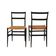 Pair Of 699 Superleggera Chairs Designed By Gio Ponti For Cassina. Italy, 1957.
