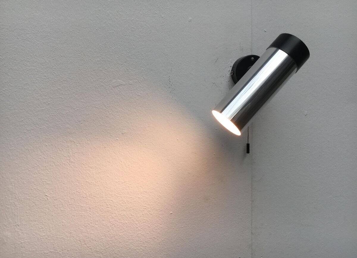 Mid-century minimalist wall lamps by H. Busquet for Hala Zeist, 1960s, set of 2.