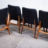 BM 230 Chairs in Oak attributed to Børge Mogensen, 1954, Set of 4