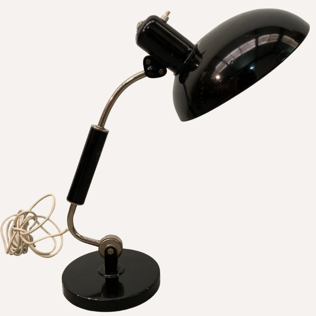 Bauhaus desk lamp by Christian Dell for Koranda, Vienna Austria.