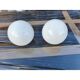Pair of globe opaline glass tulips from the 1960s.