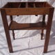 Table de toilette ancienne avec plateau marbre