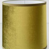 Pair of Dutch Delft Makkum ceramic table lamps with new olive green velvet shades.