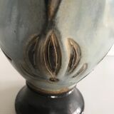 Amphora vase in sandstone signed Guérin