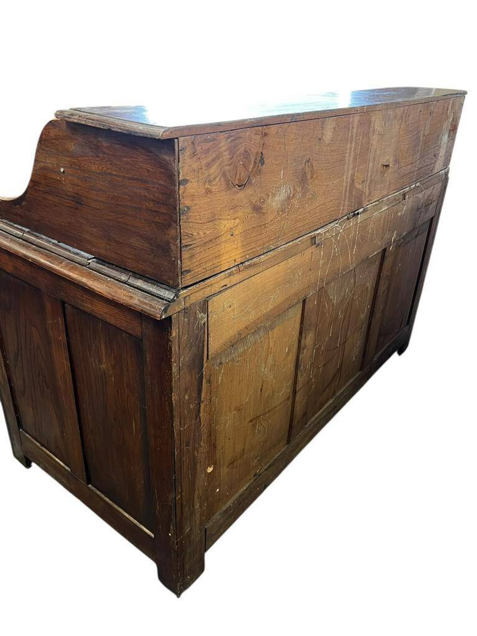 Bureau en bois vintage / table d'écriture
