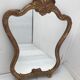 Gilded wooden mirror decoration shell Louis XIV