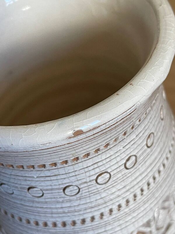 Vase en céramique craquelée d’après Jean Besnard
