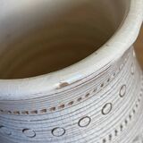 Cracked ceramic vase after Jean Besnard