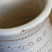 Cracked ceramic vase after Jean Besnard