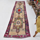 3x12 Vintage Herki Runner Rug