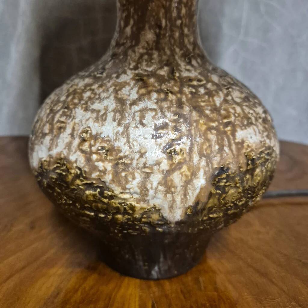 Mid-Century Ceramic Table Lamp, Czechoslovakia, 1960s–1970s
