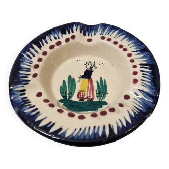 HB Henriot ashtray Quimper Brittany, early 20th century