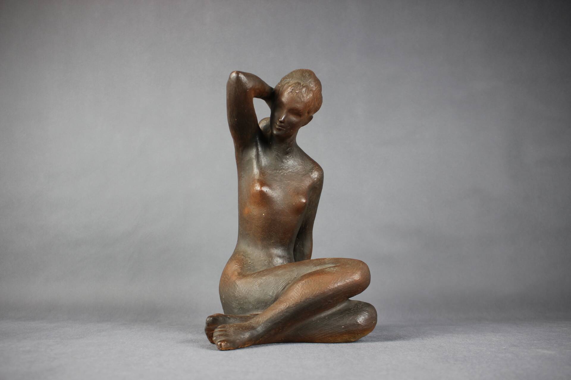 Large Statuette of Act by Bohumil Korda, Czechoslovakia, 1980s